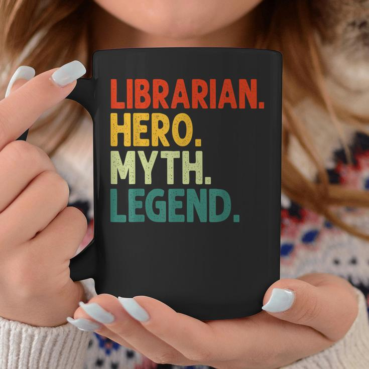 Bibliothekar Held Mythos Legende Retro-Bibliothekar Tassen Lustige Geschenke