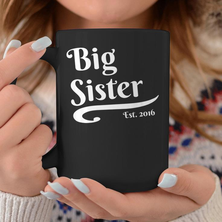 Big Sister Established 2016 Pregnancy Second Child Coffee Mug Unique Gifts
