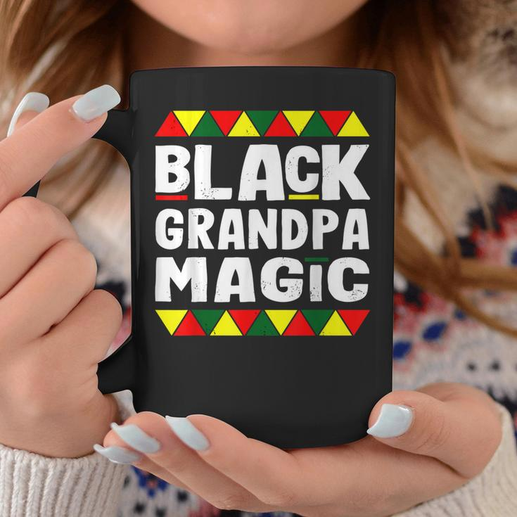 Black Grandpa Magic Black History Month Africa Pride Coffee Mug Unique Gifts