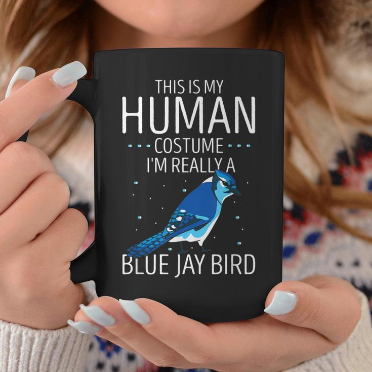 Blauhäher Menschliches Kostüm Tassen, Stellers Jay Tierisches Design Lustige Geschenke