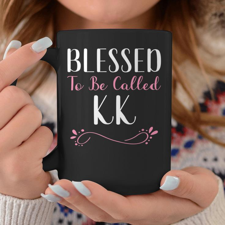 Blessed To Be Called Kk Cute Cool Coffee Mug Personalized Gifts