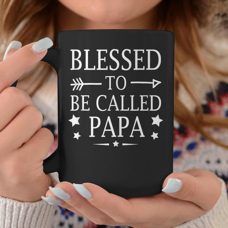 Blessed To Be Called Papa Fathers Day Coffee Mug Personalized Gifts