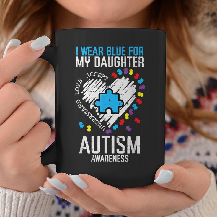 Blue For Daughter Autism Awareness Family Mom Dad Men Women Coffee Mug Unique Gifts