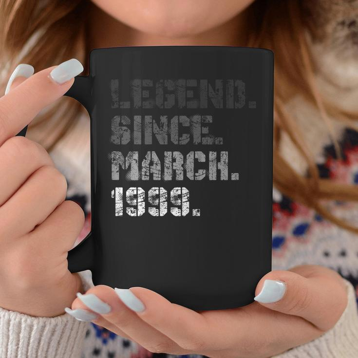 Born In March 1999 Legend 21 Years Old 21St Birthday Gift Coffee Mug Unique Gifts