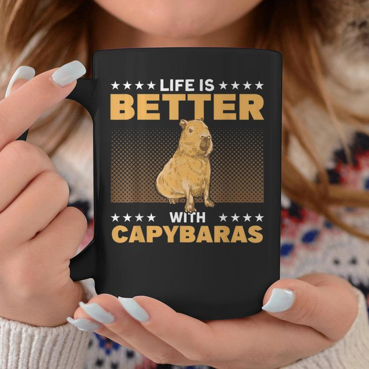 Capybara Capy Mama Capybara Liebhaber Wasserschwein Tassen Lustige Geschenke