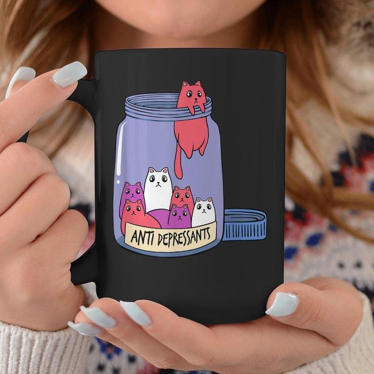 Cat Antidepressant Mental Health Kitten Doctor Pet Owner Coffee Mug Unique Gifts