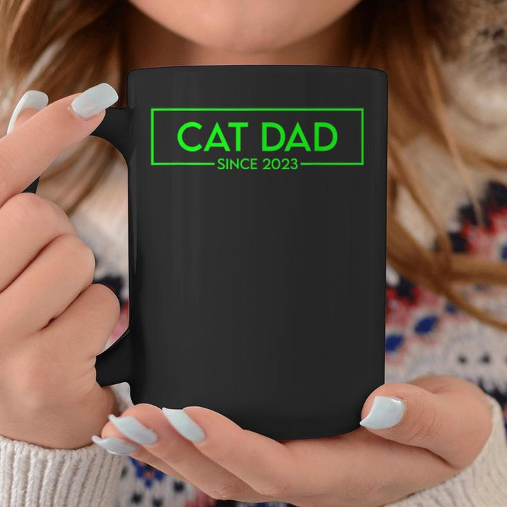 Cat Dad Since 2023 Promoted To Cat Dad V4 Coffee Mug Unique Gifts