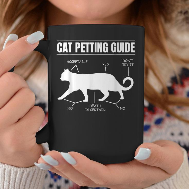 Cat Petting Guide Kitten Lover Funny Feline Pet Owner Coffee Mug Unique Gifts