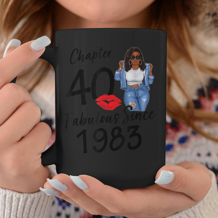Chapter 40 Fabulous Since 1983 Black Girl Birthday Queen Coffee Mug Unique Gifts