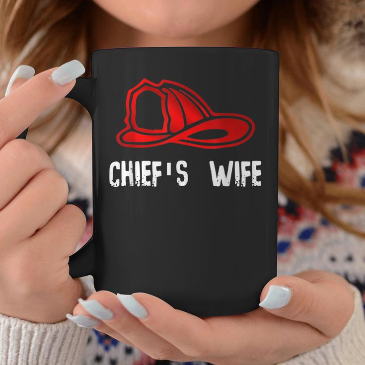 Chiefs Wife Firefighter Gift - Spouse Fire Company Coffee Mug Funny Gifts