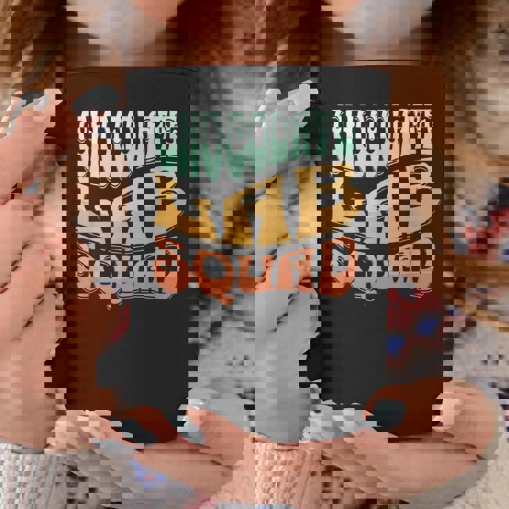 Chocolate Lab Squad Vintage Top For Chocolate Lab Lovers Coffee Mug ...