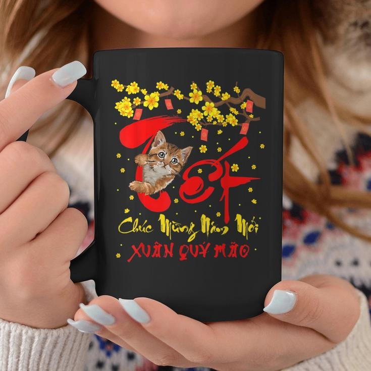 Chuc Mung Nam Moi Tet 2023 Vietnamese Lunar New Year Cat Coffee Mug Personalized Gifts