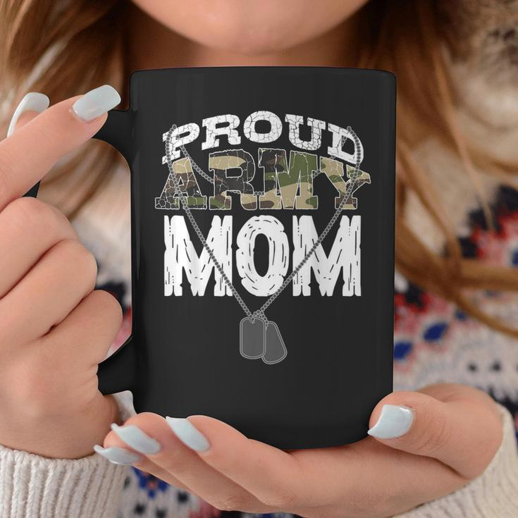 Cool Proud Army Mom | Funny Mommies Military Camouflage Gift Coffee Mug Unique Gifts