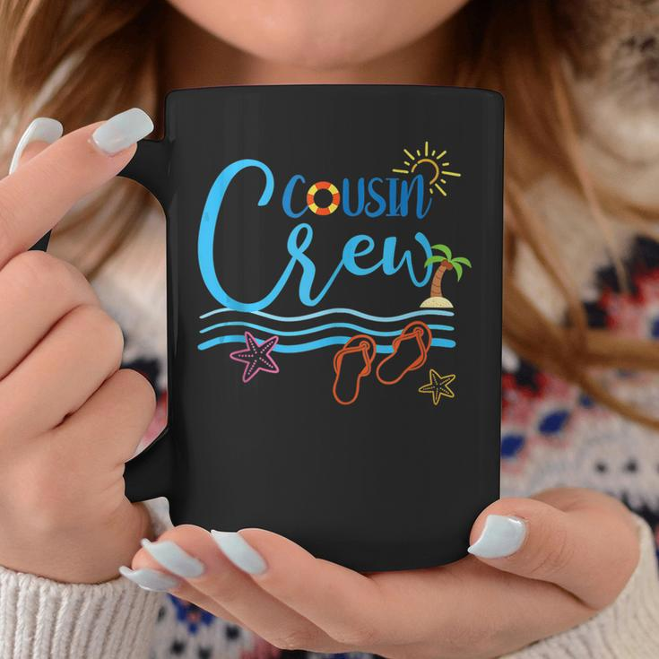 Cousin Crew Matching Family Trip 2023 Beach Vacation Cruise Coffee Mug Unique Gifts