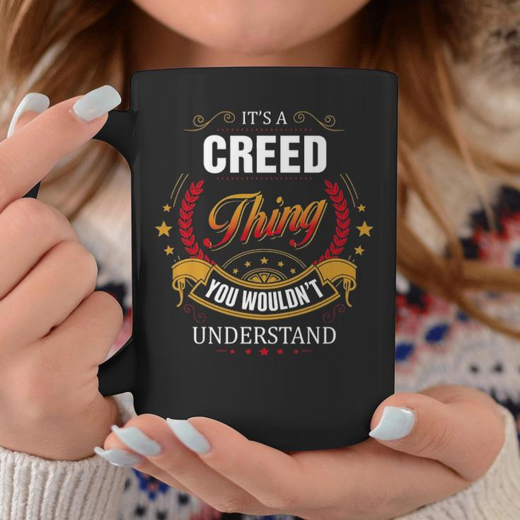 Creed Family Crest Creed Creed Clothing CreedCreed T Gifts For The Creed Coffee Mug Funny Gifts
