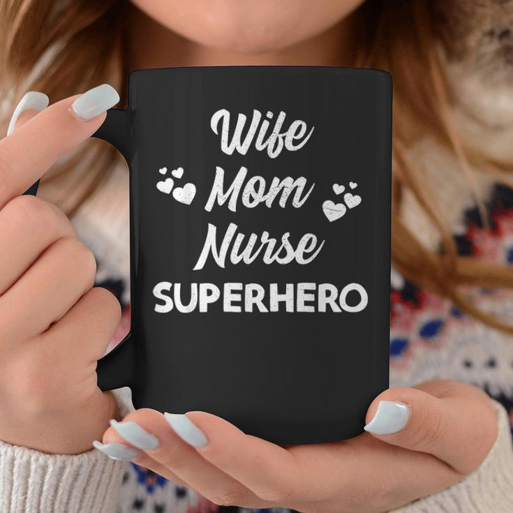 Cute Mothers Day Wife Mom Nurse Superhero Mommy & Womens V2 Coffee Mug Funny Gifts