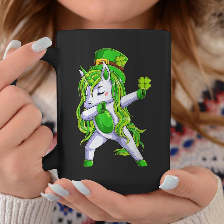 Dabbing Unicorn Leprechaun St Patricks Day For Women Girls V2 Coffee Mug Funny Gifts