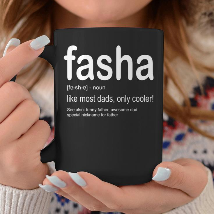 Dad Fasha Fathers Day Gift For Dads From Kids Coffee Mug Unique Gifts