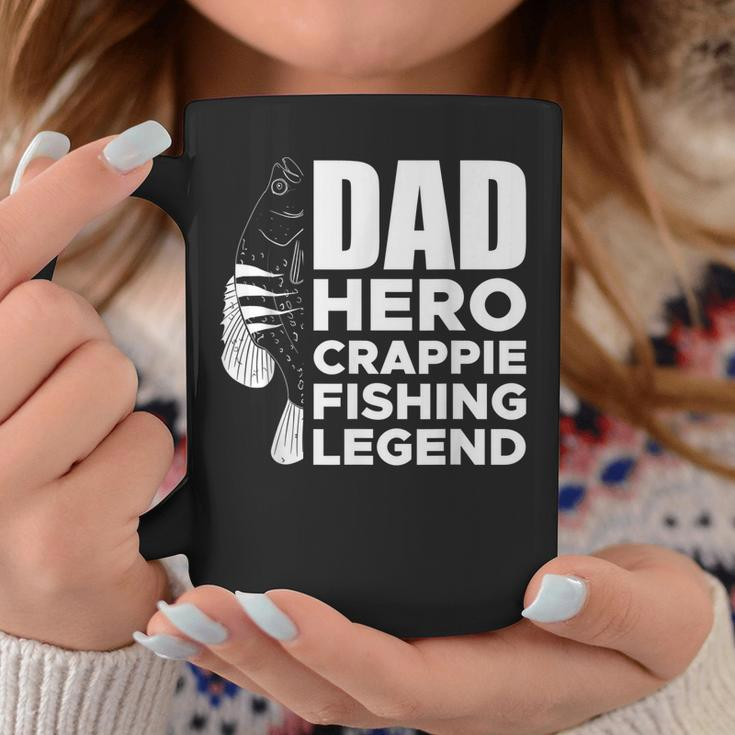 Dad Hero Crappie Fishing Legend Vatertag Tassen Lustige Geschenke