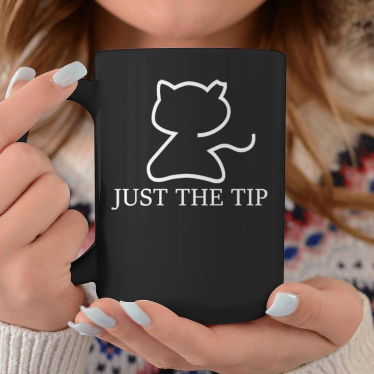 Dad To Dogs Just The Tip Cat Coffee Mug Unique Gifts