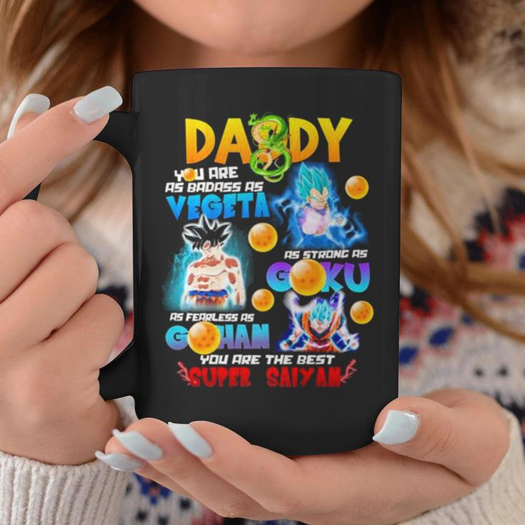 Daddy You Are The Best Super Saiyan Coffee Mug Unique Gifts