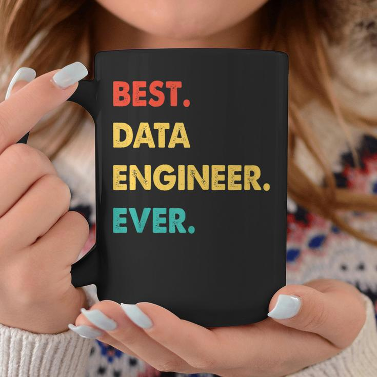 Data Engineer Profession Retro Best Data Engineer Ever Coffee Mug Funny Gifts
