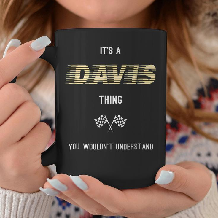 Davis Cool Last Name Family Names Coffee Mug Funny Gifts
