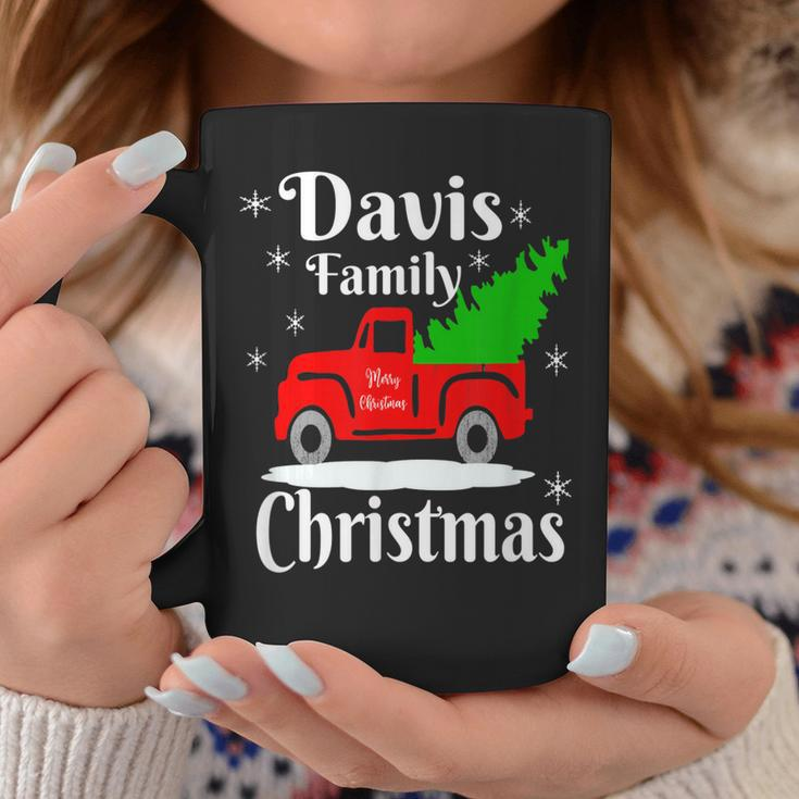 Davis Family Christmas Matching Family Old Red Truck Coffee Mug Funny Gifts