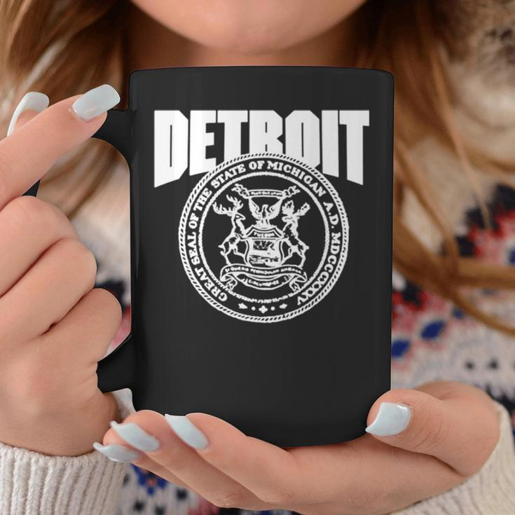 Detroit Great Seal Of The State Of Michgan Coffee Mug Unique Gifts
