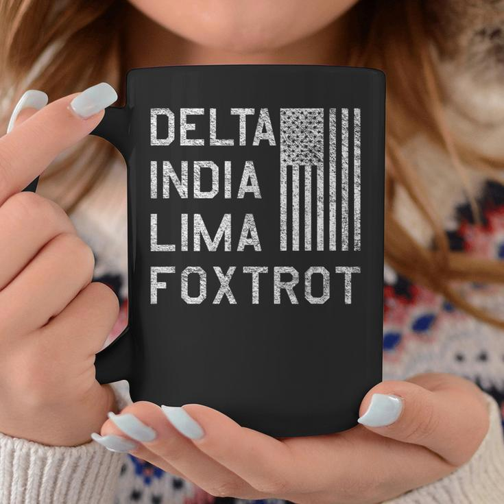 Dilf Delta India Lima Foxtrot Us Flag American Patriot Coffee Mug Unique Gifts