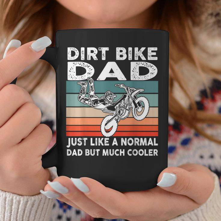 Dirtbike Motocross Dirt Bike Dad Mx Vintage Coffee Mug Funny Gifts