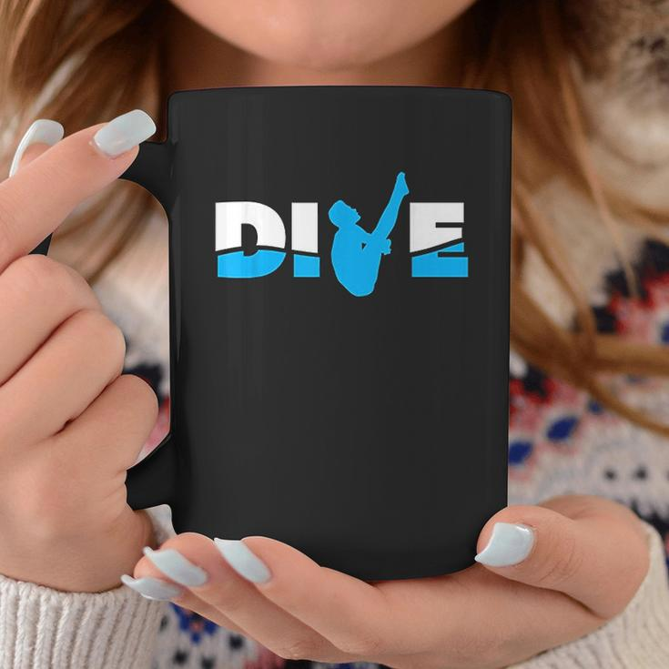 Dive Water Sports Platform Diver Springboard Diving Coffee Mug Personalized Gifts