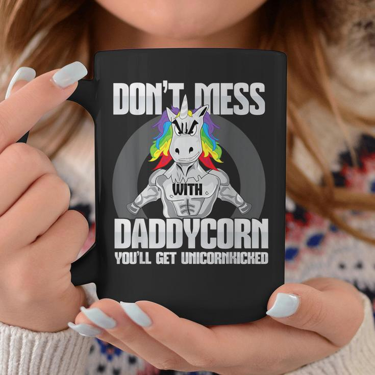DonMess With Daddycorn I Funny Dad Father Fitness Gift For Mens Coffee Mug Unique Gifts