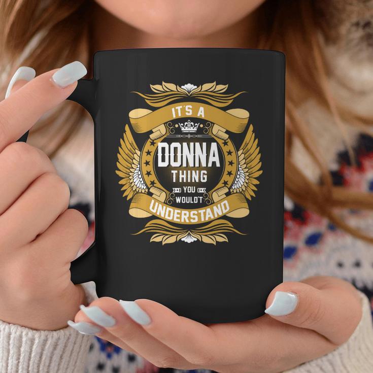 Donna Name Donna Family Name Crest Coffee Mug Funny Gifts