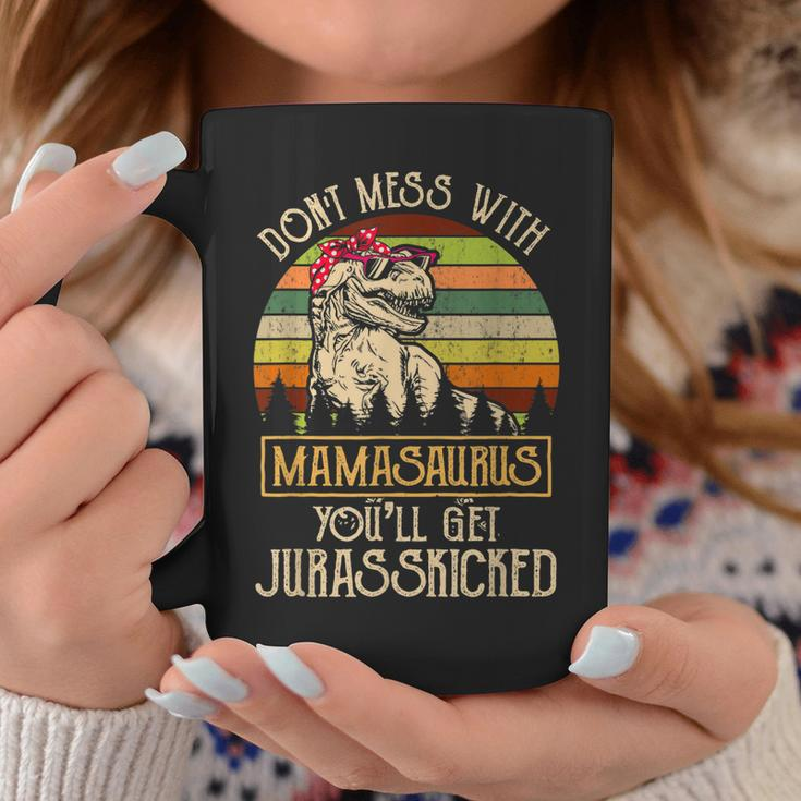 Dont Mess With MamasaurusRex Mothers Day Coffee Mug Unique Gifts