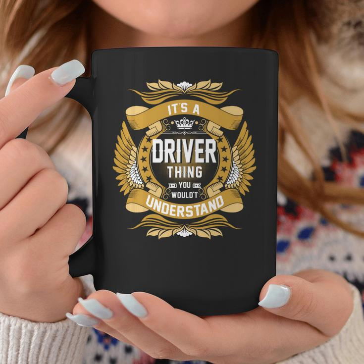 Driver Name Driver Family Name Crest Coffee Mug Funny Gifts