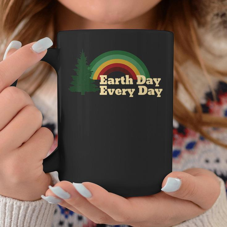 Earth Day Everyday Rainbow Pine Tree Shirt Coffee Mug Unique Gifts