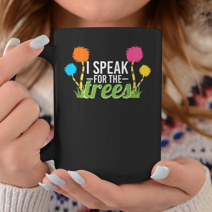 Earth Day Nature Lover Design Speak For The Trees Coffee Mug Funny Gifts