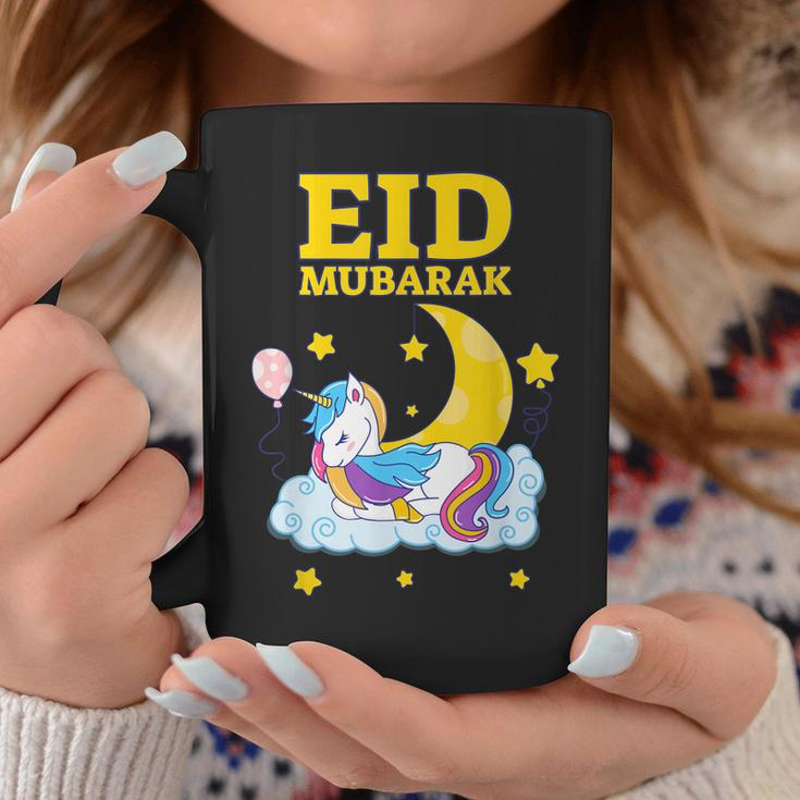 Eid Mubarak Present For Kids Mom Girls Eid Mubarak Unicorn Coffee Mug Unique Gifts