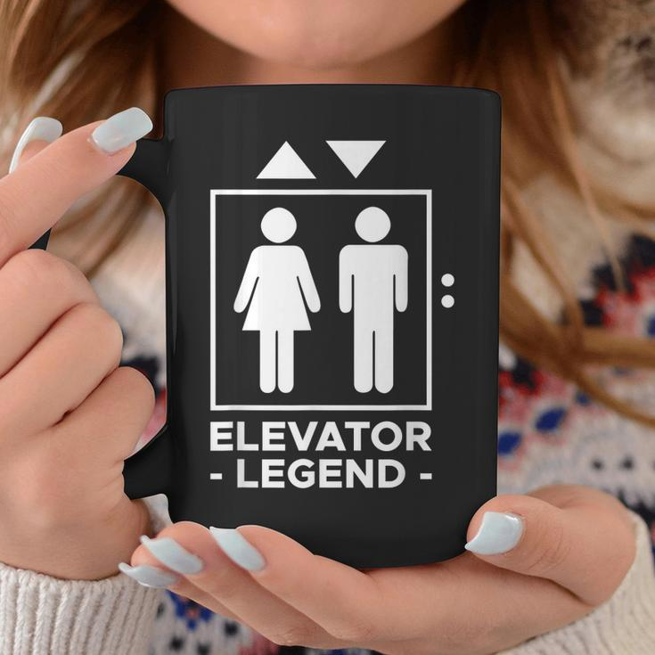 Elevator Legend Aufzug Techniker V2 Tassen Lustige Geschenke