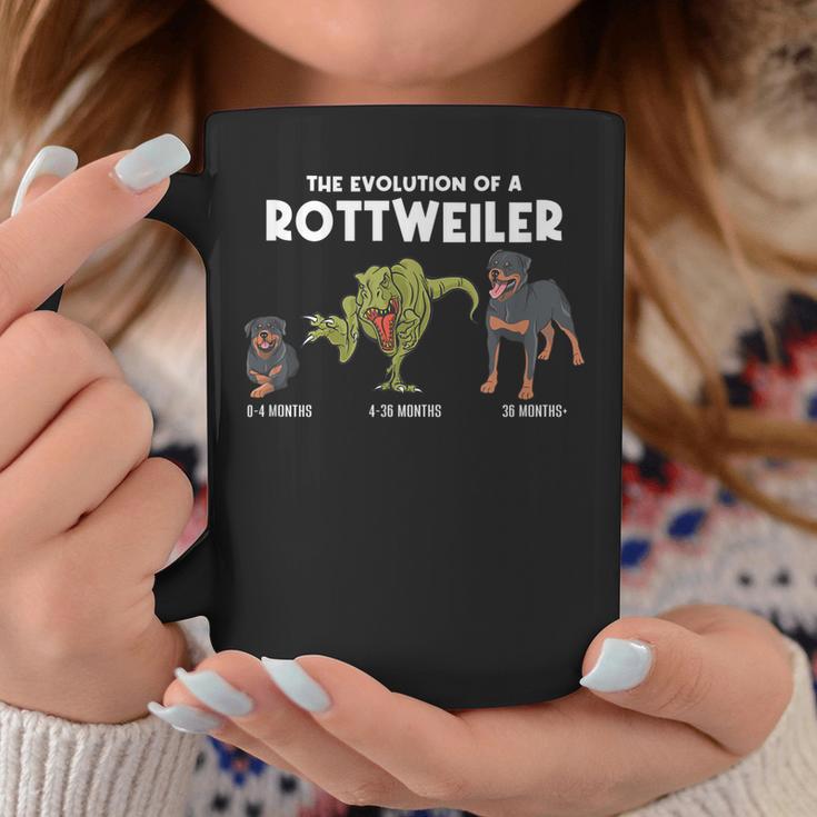 Entwicklung Rottweiler Evolution Rottweiler Welpen Tassen Lustige Geschenke