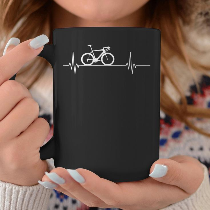 Fahrrad Herzschlag – Radfahren Pulse – Love Tassen Lustige Geschenke
