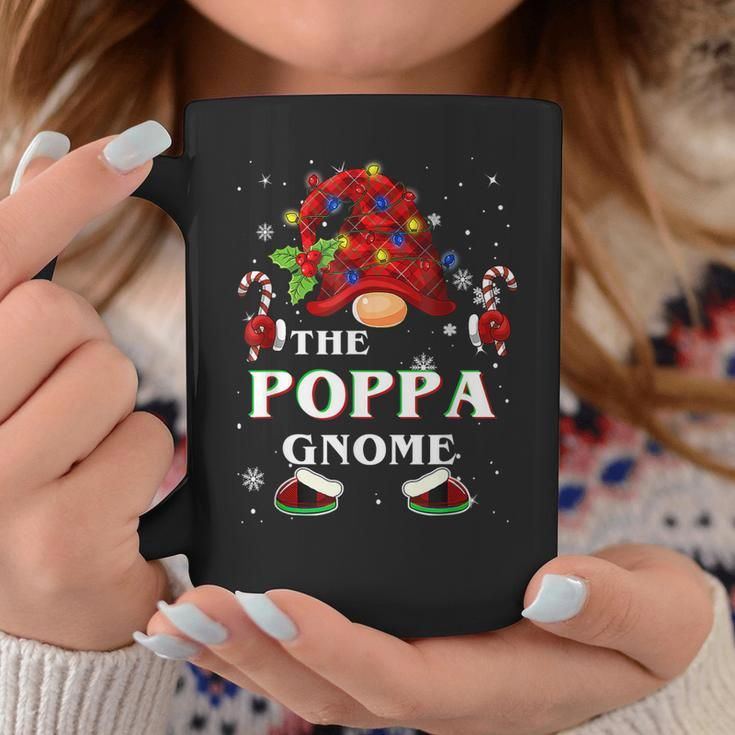 Family Xmas Pajama Poppa Gnome Buffalo Plaid Matching Coffee Mug Unique Gifts
