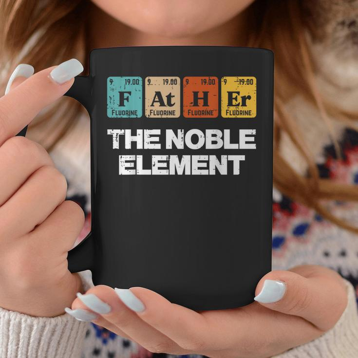 Fathers Day Father Noble Element Periodic Science Dad Papa Gift For Mens Coffee Mug Unique Gifts