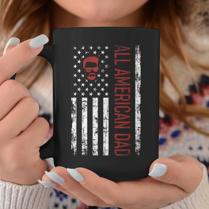 Fathers Day | All American Patriot Usa Dad | 4Th Of July Coffee Mug Unique Gifts