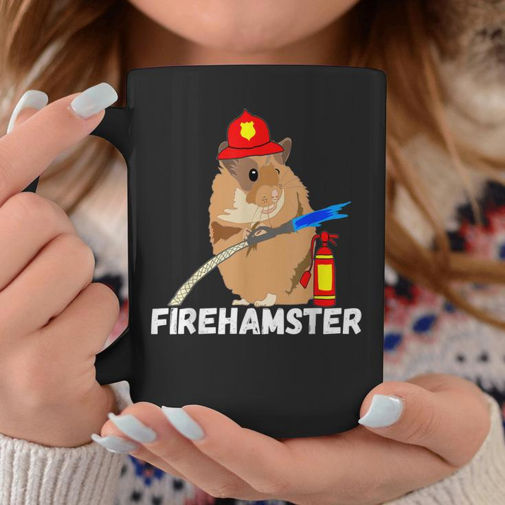 Fire Fighter Hamster Chubby Hammy Firefighter Pet Coffee Mug Funny Gifts
