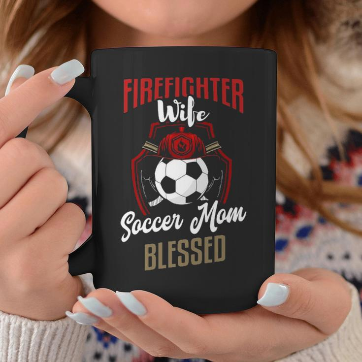 Firefighter Wife Soccer Mom Firefighter Wife Gift Coffee Mug Funny Gifts