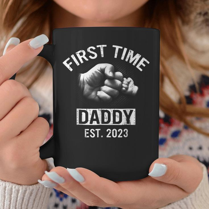 First Time Daddy New Dad Est 2023 Fathers Day GiftCoffee Mug Unique Gifts