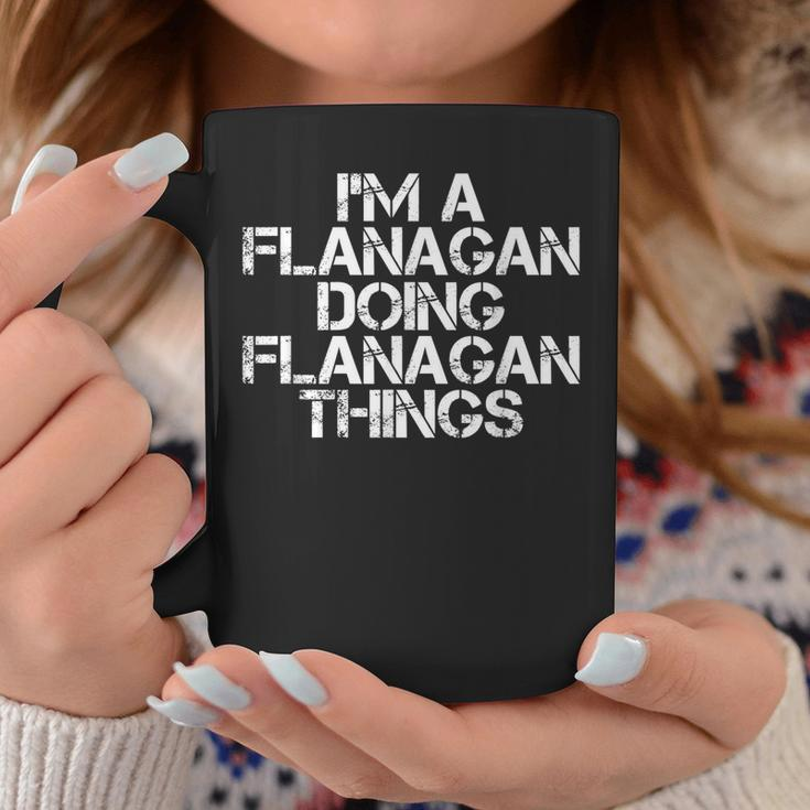 Flanagan Funny Surname Family Tree Birthday Reunion Gift Coffee Mug Funny Gifts