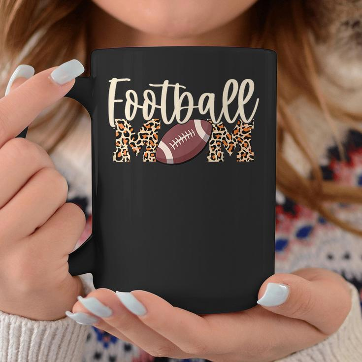Football Mom Leopard Print Gift For Womens Coffee Mug Unique Gifts